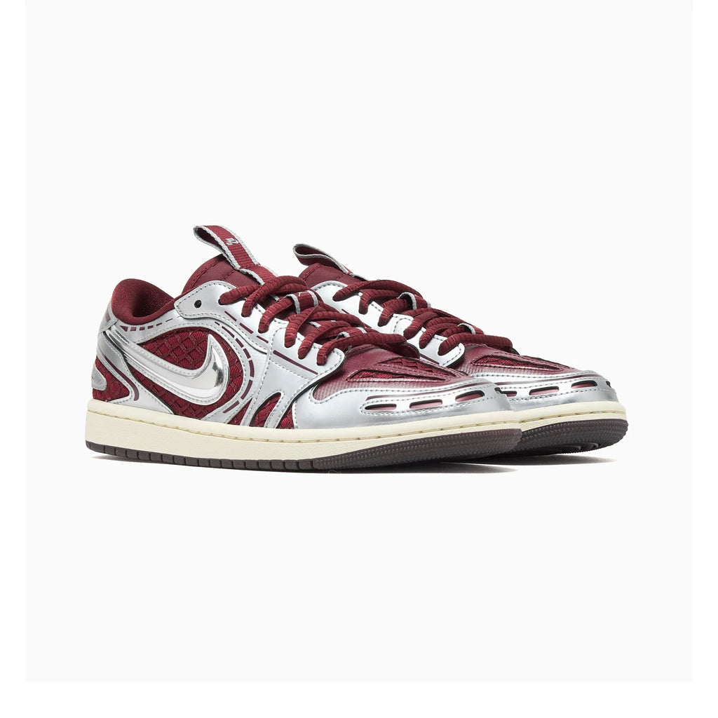 Air Jordan 1 Low Method of Make V3 'Dark Team Red Metallic Silver' Women's (2025)