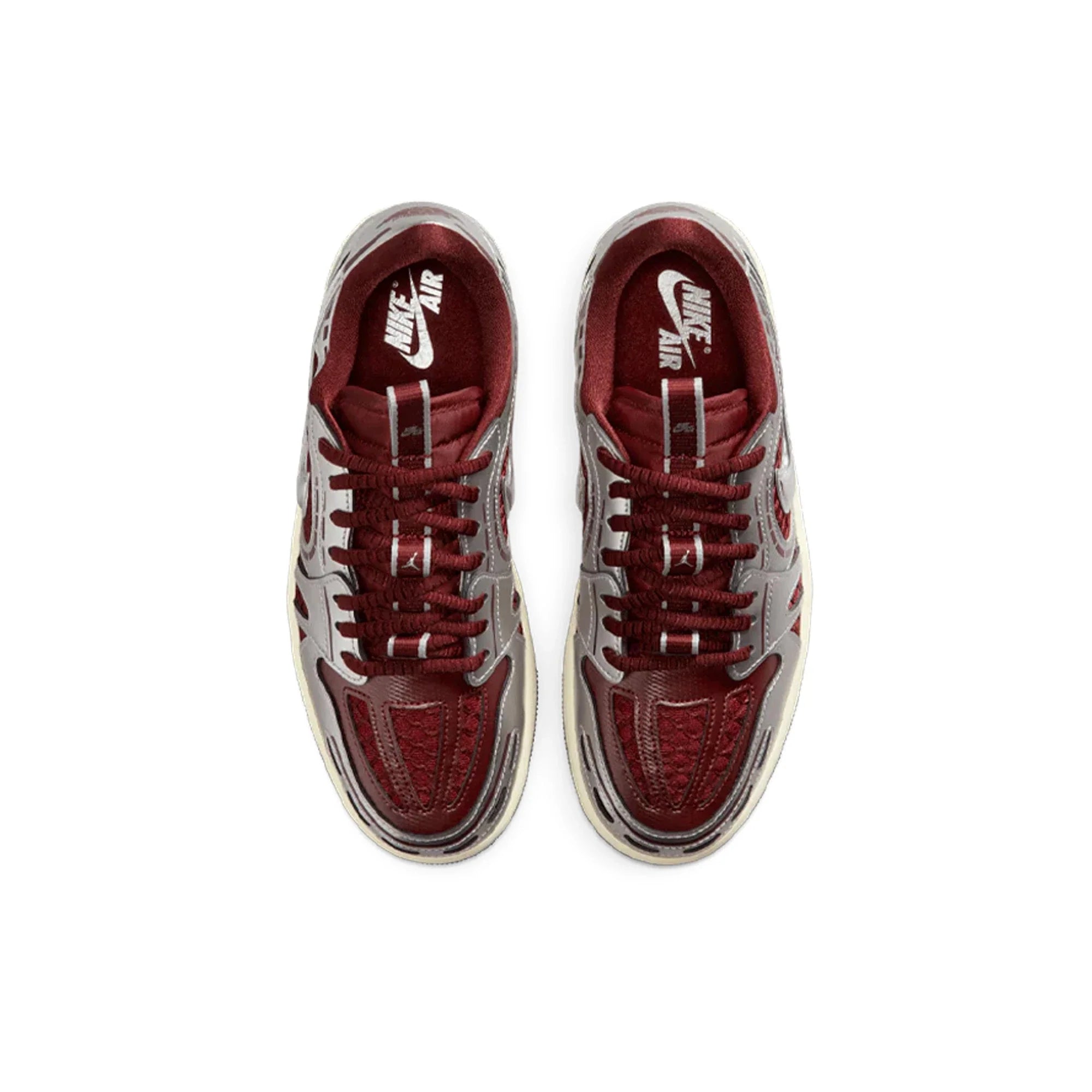 Air Jordan 1 Low Method of Make V3 'Dark Team Red Metallic Silver' Women's (2025)