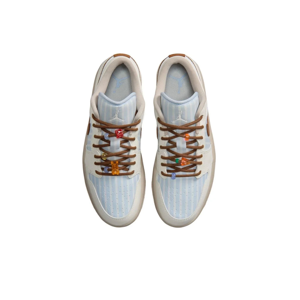 Air Jordan 1 Low Pinstripe Pack 'Hydrogen Blue Cream' Women's (2026)