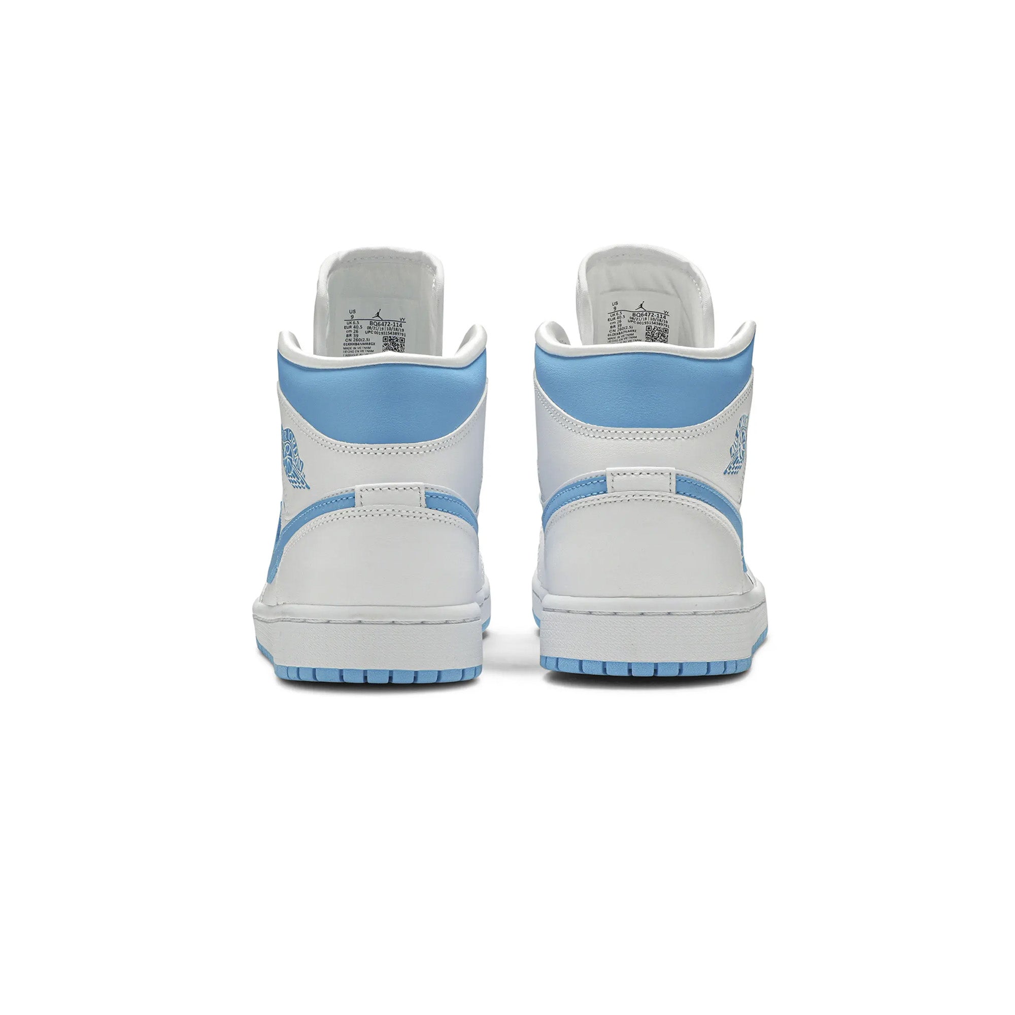 Air Jordan 1 Mid 'UNC' Women's (2020)