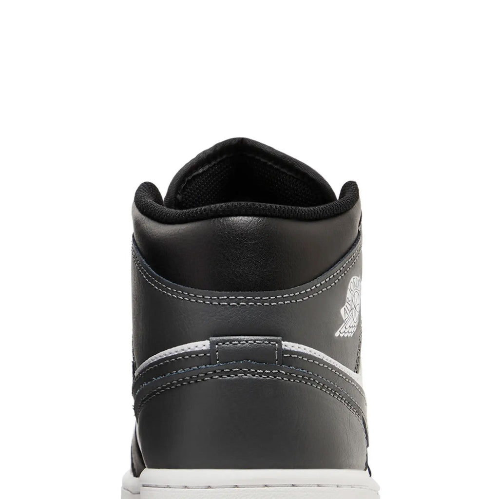 Air Jordan 1 Mid 'Black White Iron Grey' (2024)