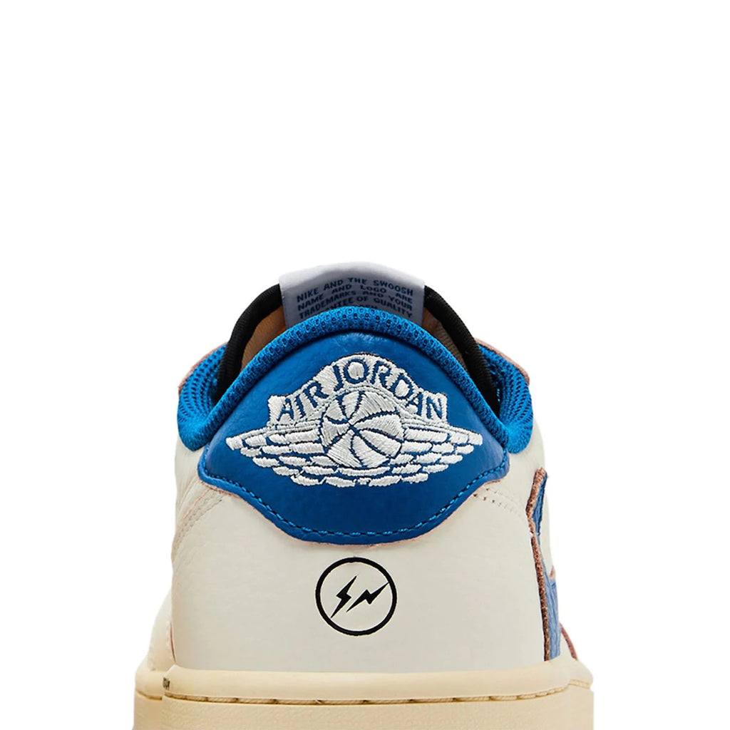 Air Jordan 1 Retro Low OG SP Fragment x Travis Scott 'Sail / Military Blue' (2025)