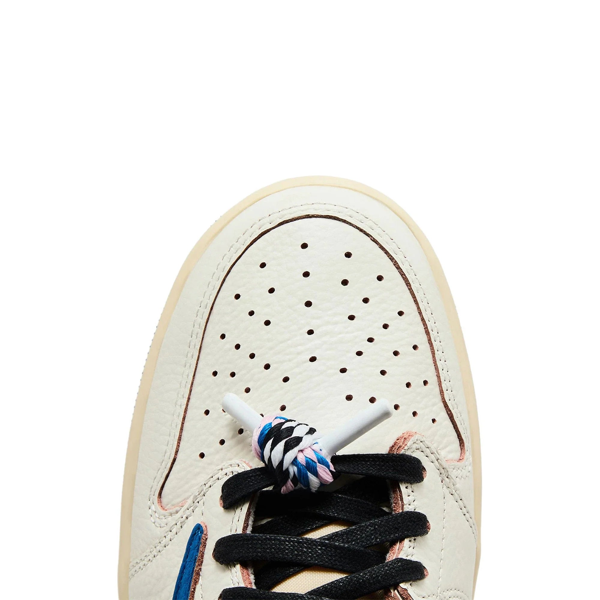 Air Jordan 1 Retro Low OG SP Fragment x Travis Scott 'Sail / Military Blue' (2025)
