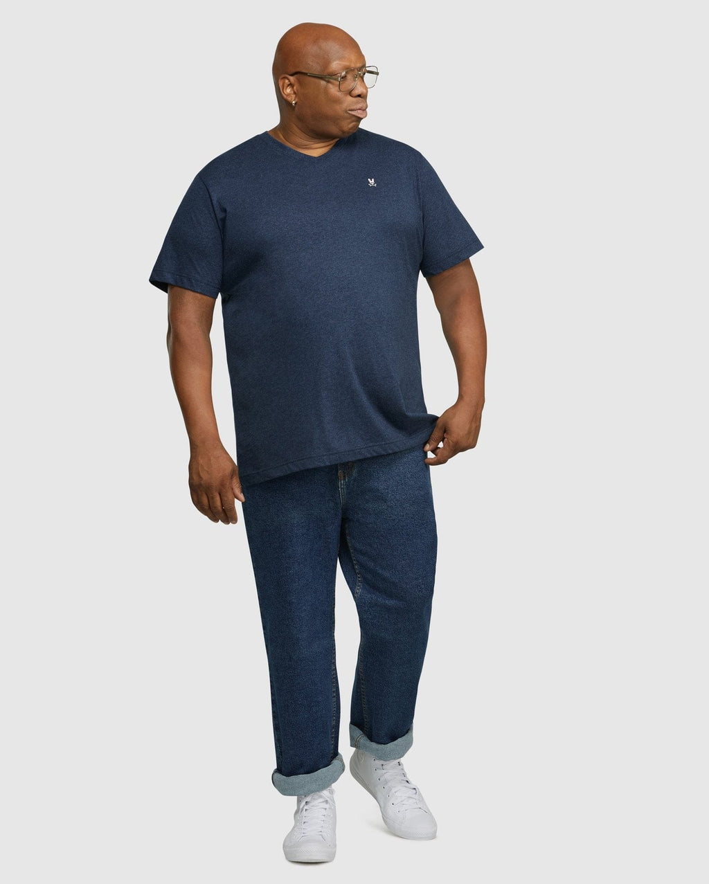 Big and Tall Classic V Neck Tee Sneakers - Premium Brand Shoes for Men and Women