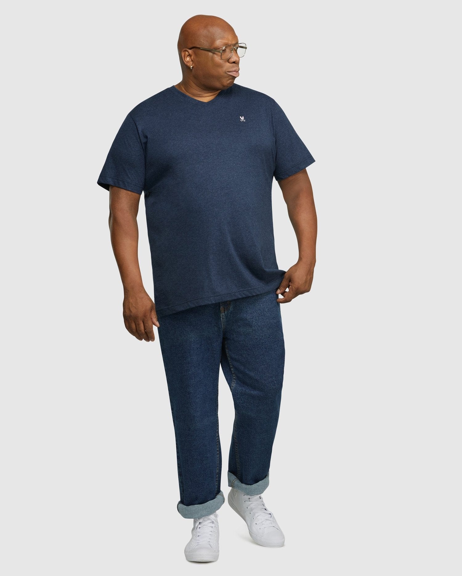 Big and Tall Classic V Neck Tee Sneakers - Premium Brand Shoes for Men and Women