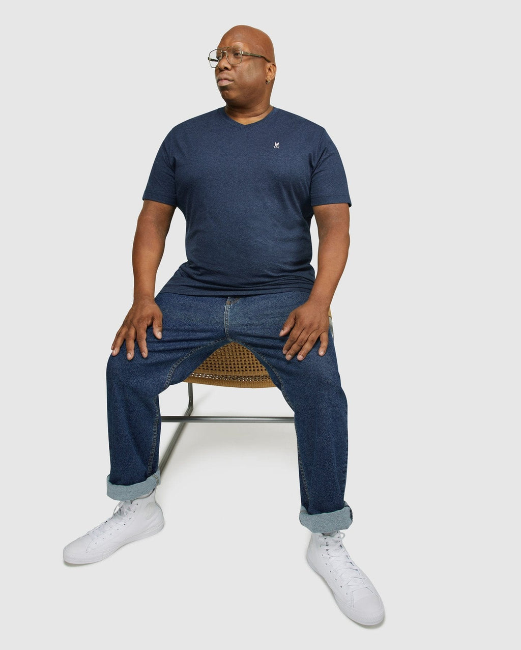 Big and Tall Classic V Neck Tee Sneakers - Premium Brand Shoes for Men and Women