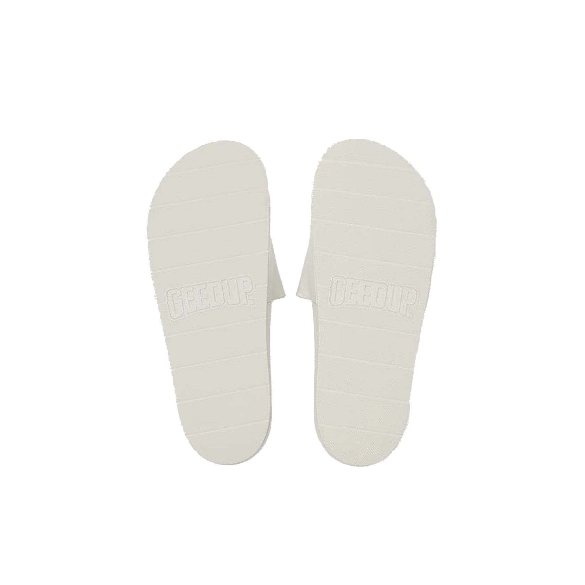 Geedup Core Logo Emboss Slides 'Bone' (2025)