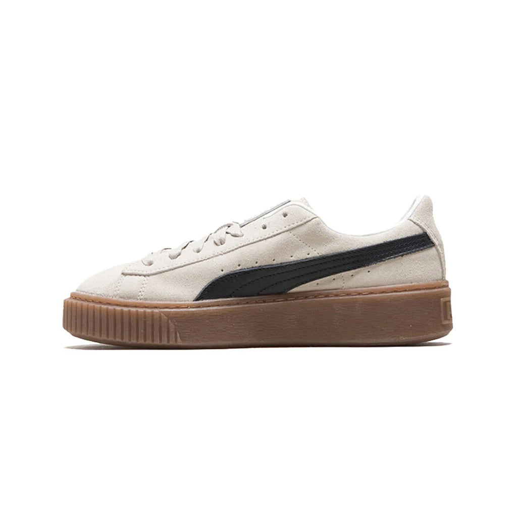 Puma Suede Platform Core 'Whisper White Black' Women's