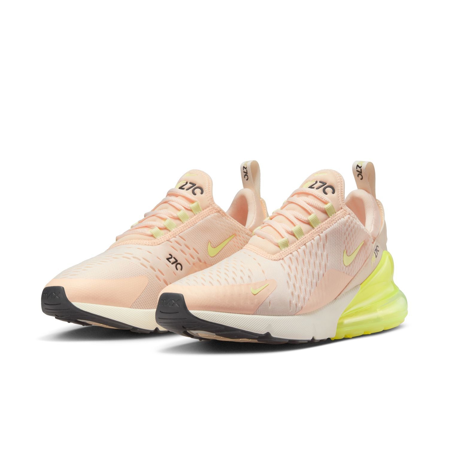 Women's Air Max 270 Guava Ice/life Lime-black-sail (ah6789 802) Sneakers - Premium Brand Shoes for Men and Women