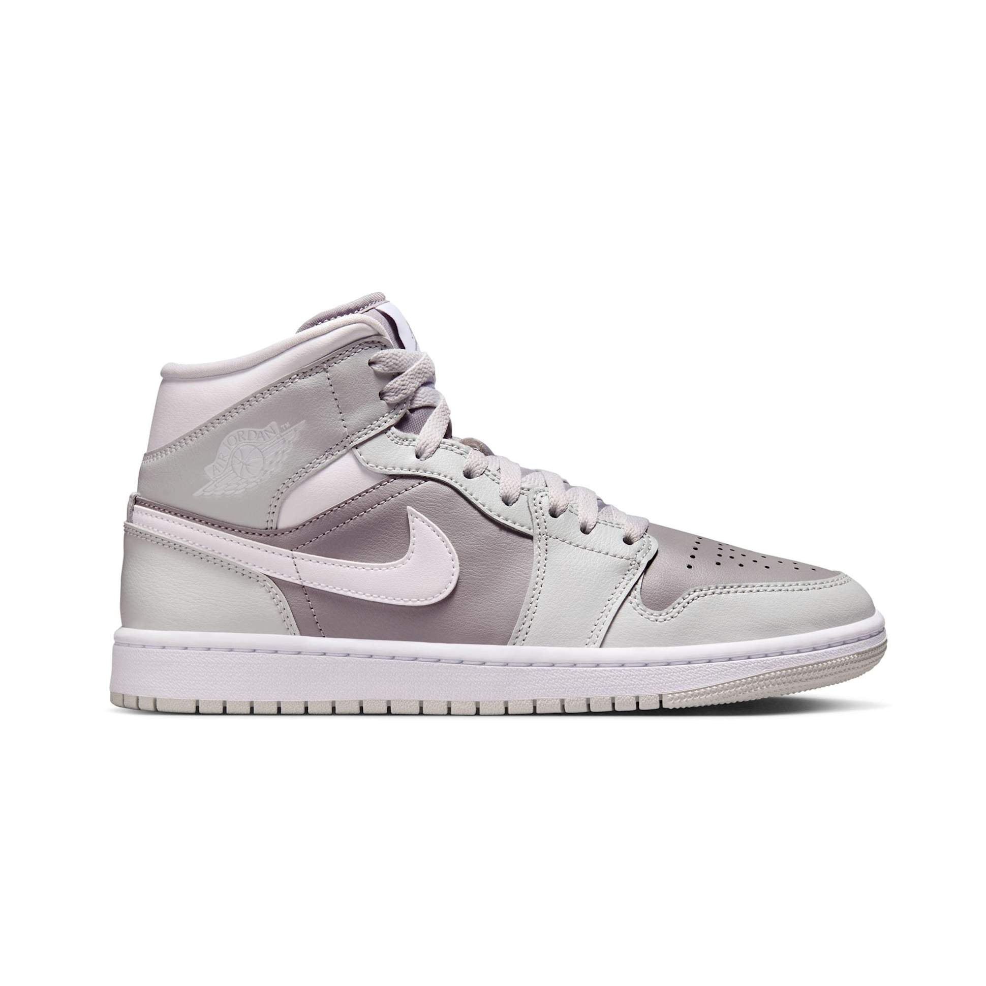 Women's Air Jordan 1 Mid Photon Dust/white (bq6472 008) Sneakers - Premium Brand Shoes for Men and Women