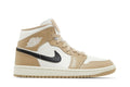 Women's Air Jordan 1 Mid Sail/black-desert (bq6472 103) Sneakers - Premium Brand Shoes for Men and Women