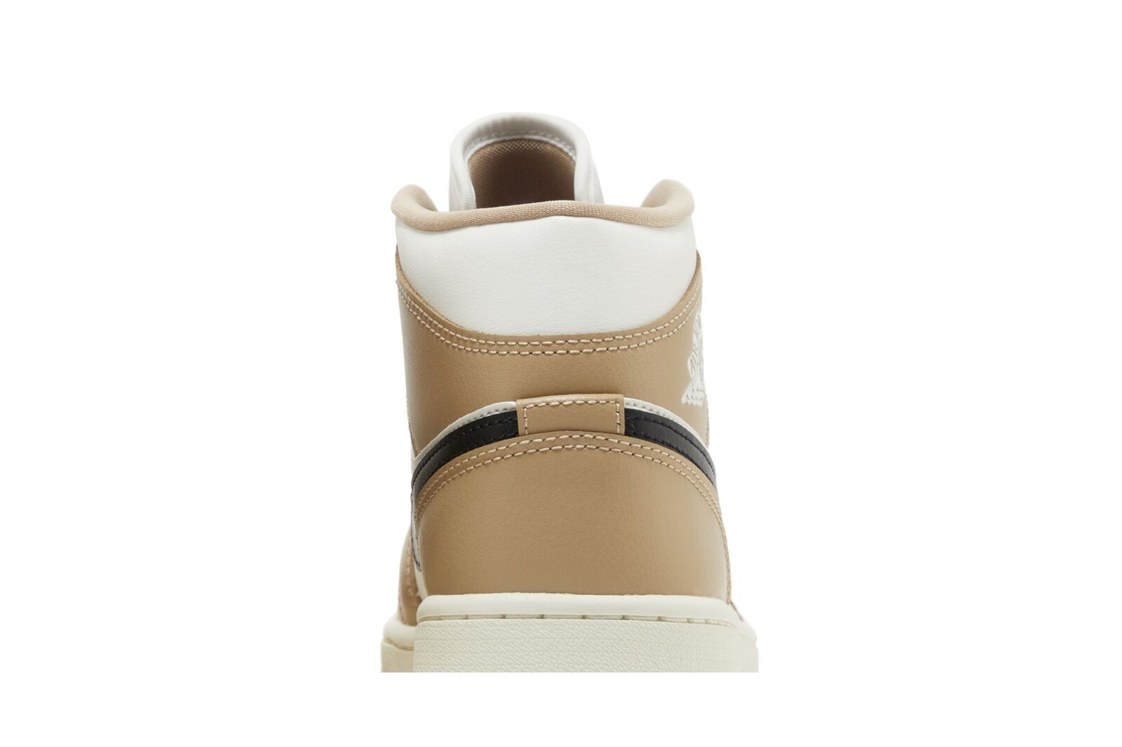 Women's Air Jordan 1 Mid Sail/black-desert (bq6472 103) Sneakers - Premium Brand Shoes for Men and Women