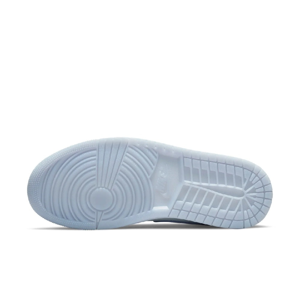Women's Air Jordan 1 Mid White/aluminum-wolf Grey (bq6472 105) Sneakers - Premium Brand Shoes for Men and Women