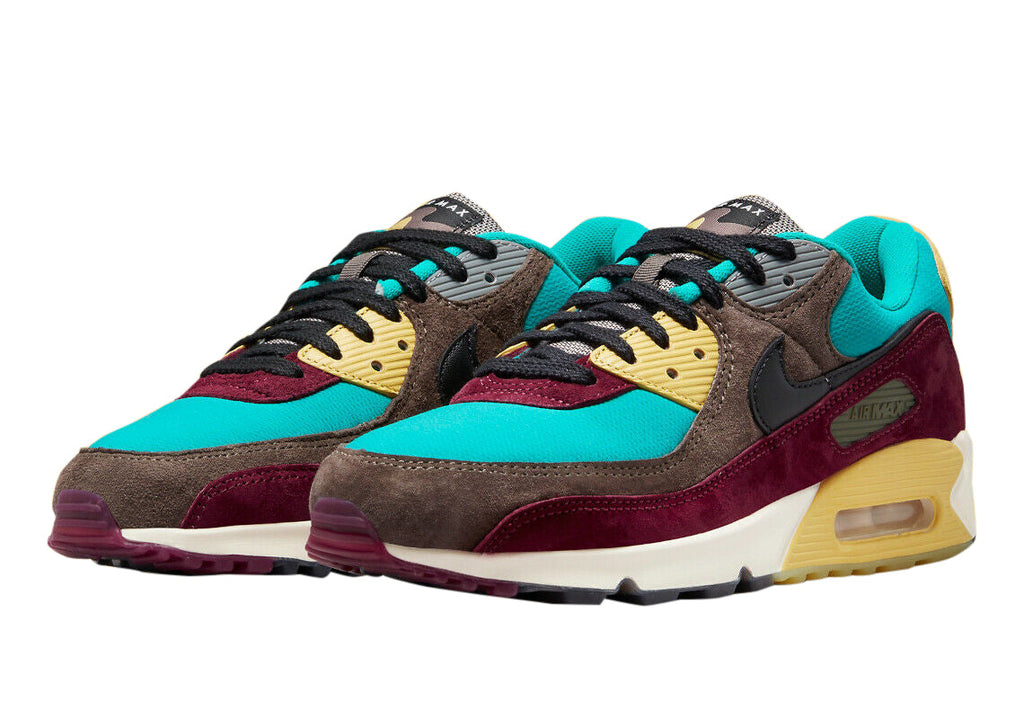 Men's and Big Kid's Nike Air Max 90 NRG Rdgrck/blk-trbo Grn (dc6083 200) Sneakers - Premium Brand Shoes for Men and Women