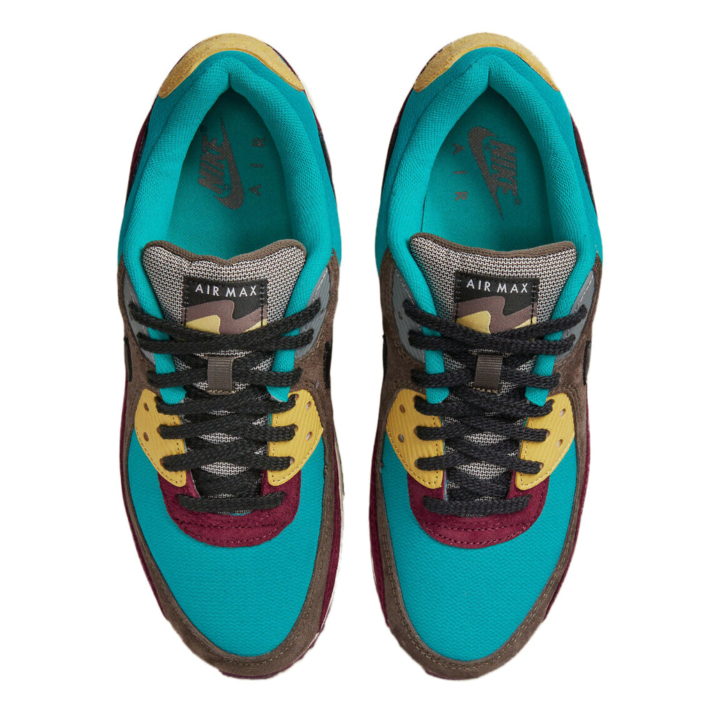 Men's and Big Kid's Nike Air Max 90 NRG Rdgrck/blk-trbo Grn (dc6083 200) Sneakers - Premium Brand Shoes for Men and Women
