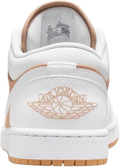 Men's Jordan 1 Low White/white-hemp-gum Yellow (dn6999 100) Sneakers - Premium Brand Shoes for Men and Women