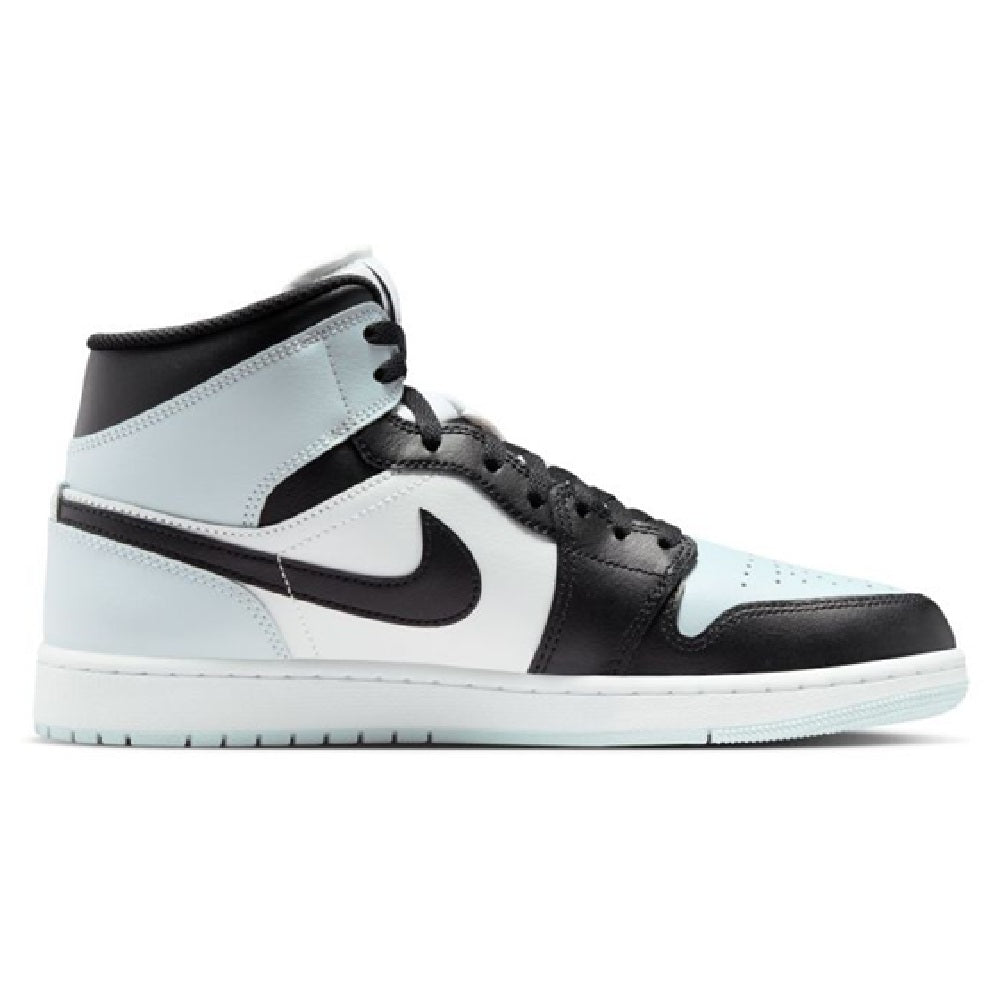 Men's Jordan 1 Mid Black/squadron Blue-aura-white (dq8426 002) Sneakers - Premium Brand Shoes for Men and Women