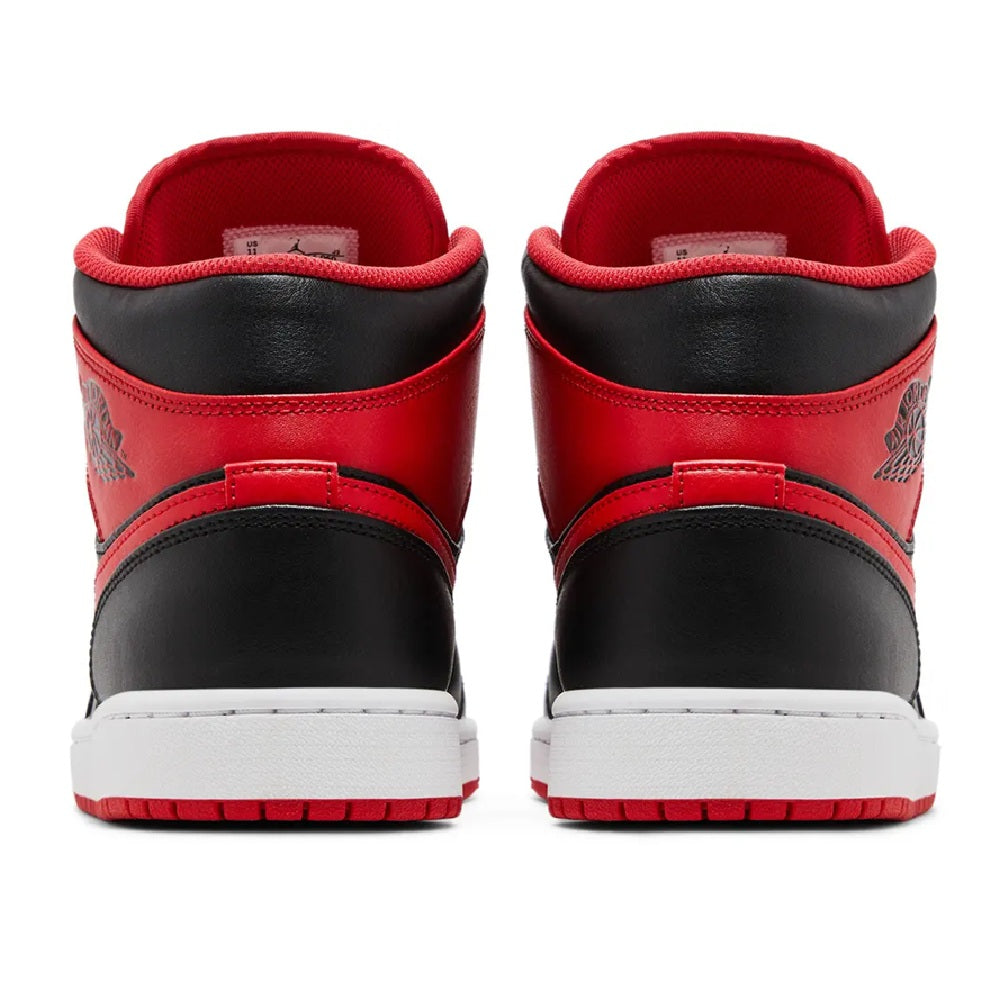 Men's Jordan 1 Mid "alternate Bred" Black/fire Red-white (dq8426 060) Sneakers - Premium Brand Shoes for Men and Women