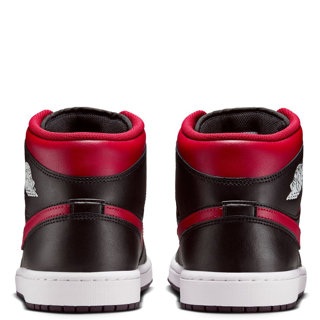 Men's Jordan 1 Mid Black/varsity Red-summit White (dq8426 067) Sneakers - Premium Brand Shoes for Men and Women