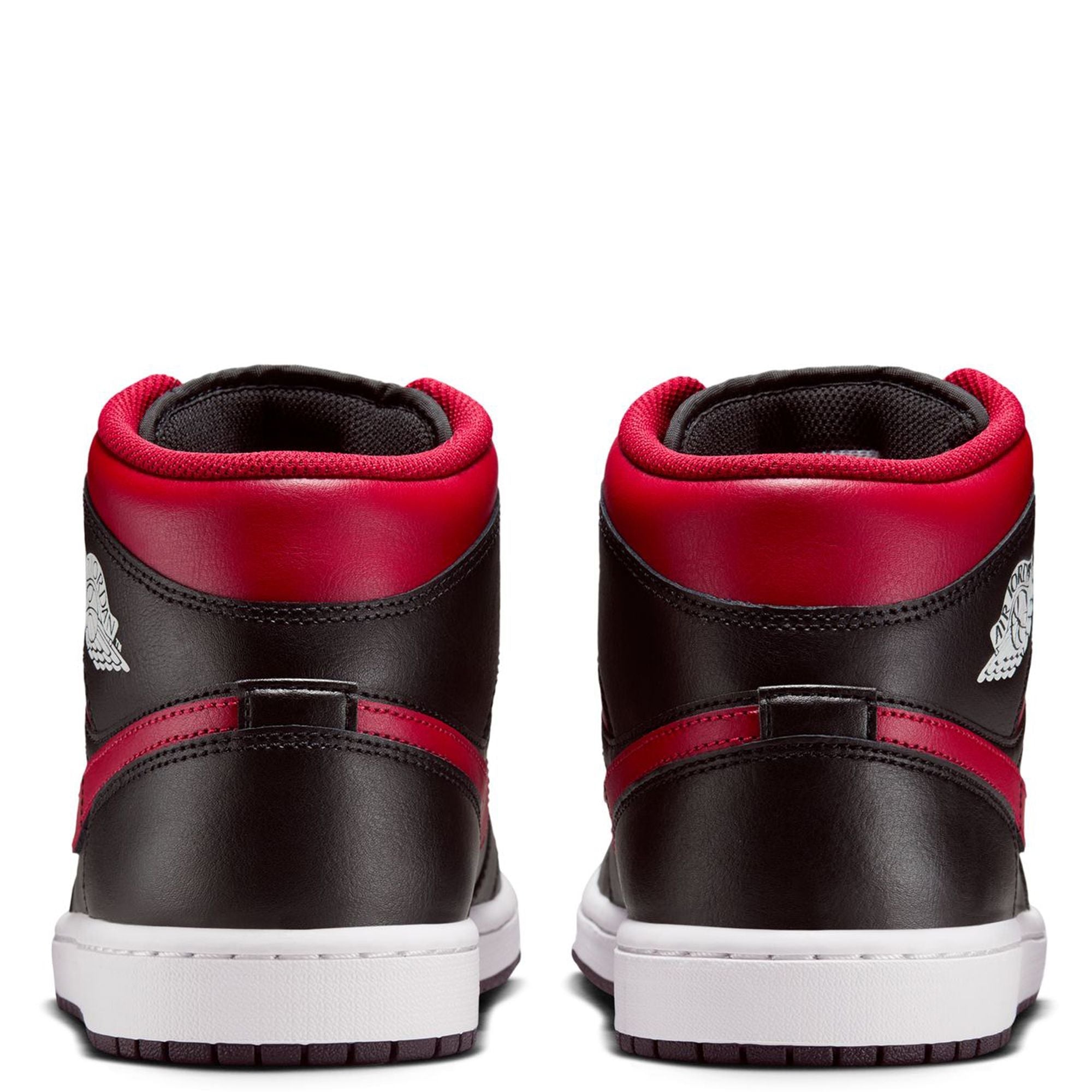 Men's Jordan 1 Mid Black/varsity Red-summit White (dq8426 067) Sneakers - Premium Brand Shoes for Men and Women