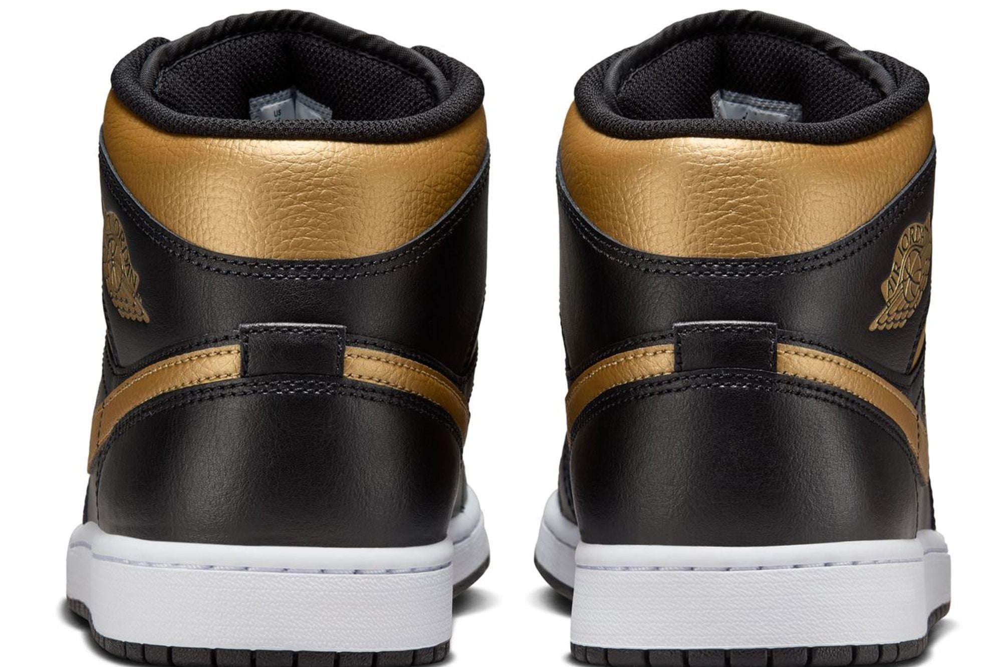 Men's Jordan 1 Mid Black/metallic Gold-white (dq8426 071) Sneakers - Premium Brand Shoes for Men and Women