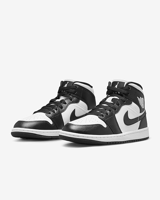 Women's Air Jordan 1 Mid White/black-white (dv0991 101) Sneakers - Premium Brand Shoes for Men and Women