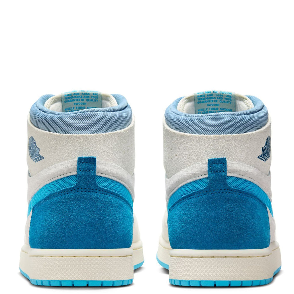 Men's Jordan 1 High Zoom Air CMFT 2 Sail/dk Pwdr Bl-bl Gry (dv1307 104) Sneakers - Premium Brand Shoes for Men and Women
