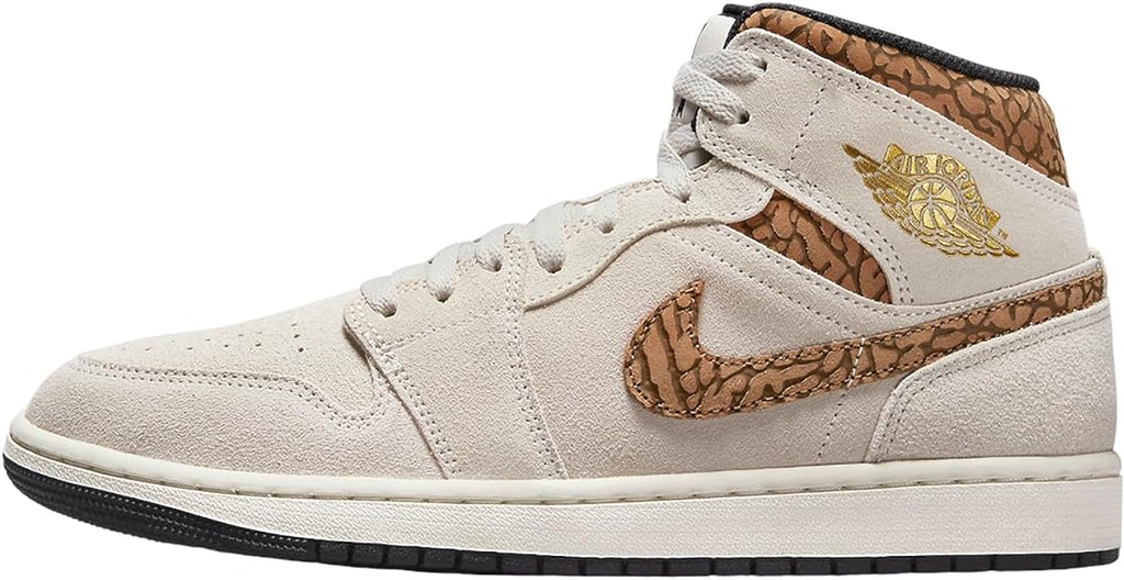 Men's Air Jordan 1 Mid SE LT Orewood Brn/metallic Gold (dz4129 102) Sneakers - Premium Brand Shoes for Men and Women