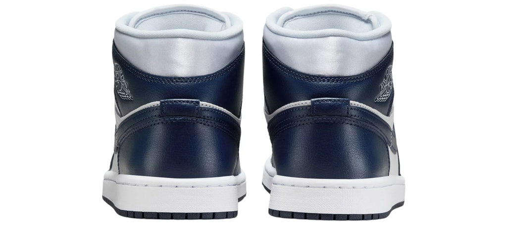 Women's Air Jordan 1 Mid SE Football Grey/midnight Navy (fz8777 044) Sneakers - Premium Brand Shoes for Men and Women
