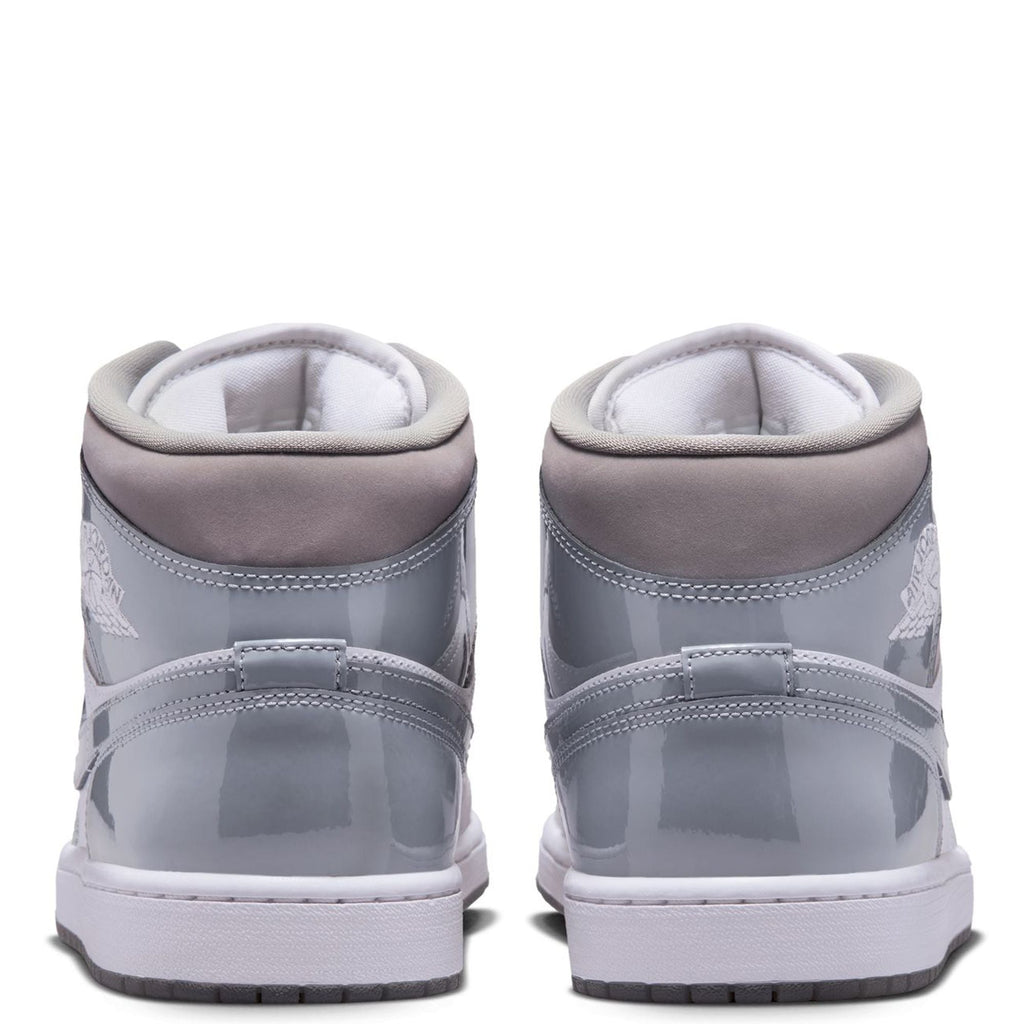 Men's Jordan 1 Low Mid White/cool Grey-medium Grey (hf3216 100) Sneakers - Premium Brand Shoes for Men and Women