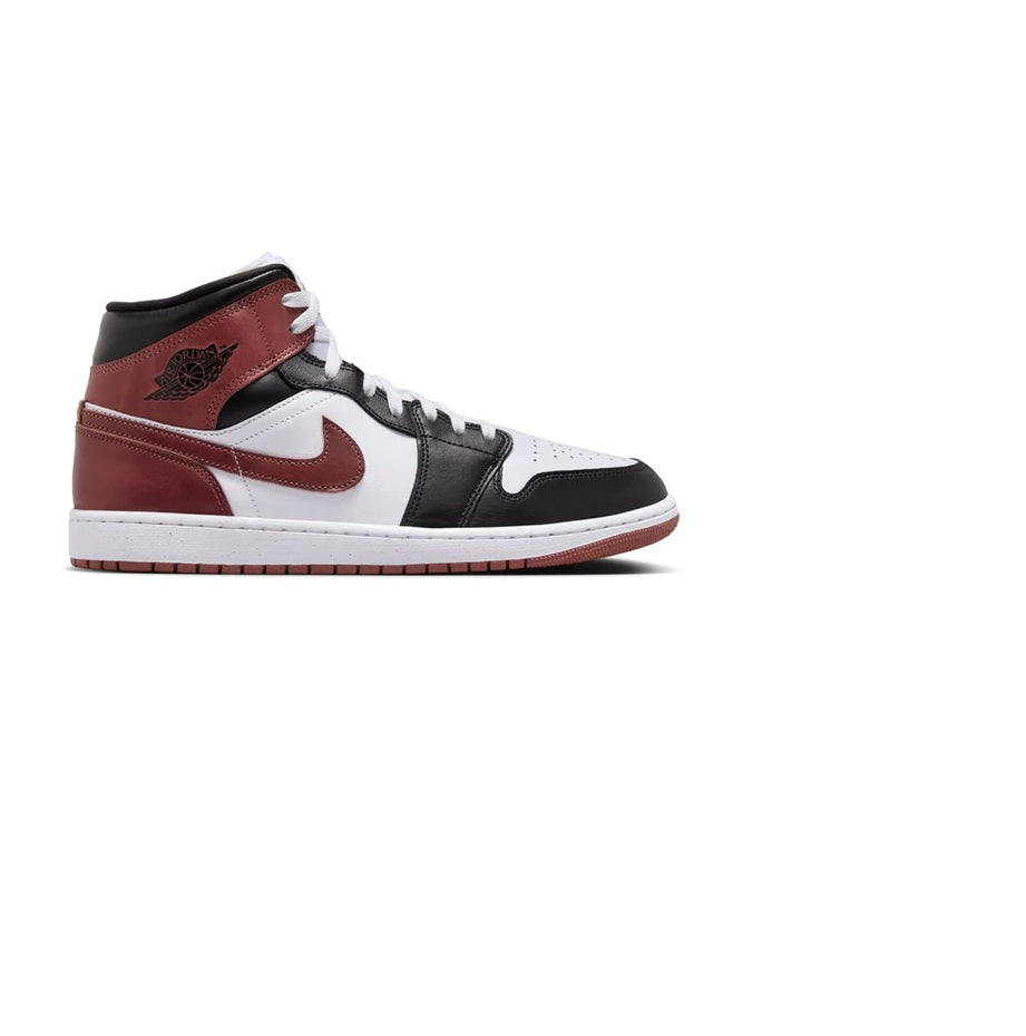 Men's Jordan 1 Mid SE White/dark Pony-black (hf3216 102) Sneakers - Premium Brand Shoes for Men and Women