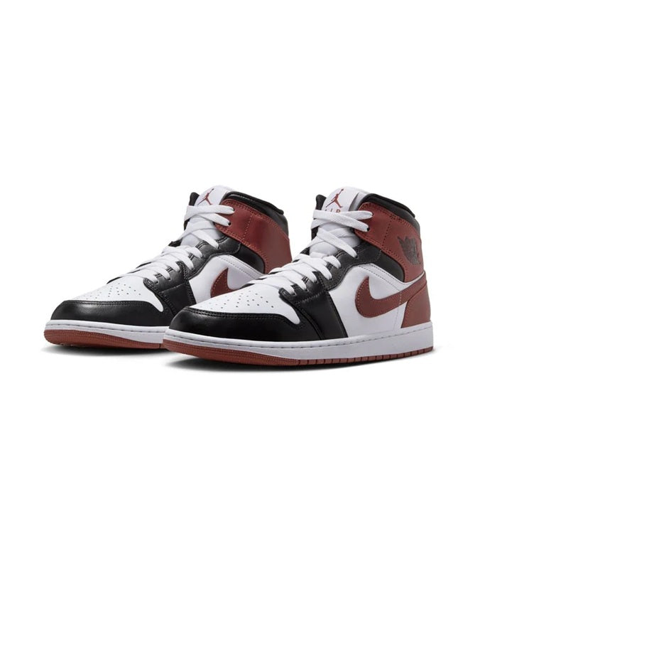 Men's Jordan 1 Mid SE White/dark Pony-black (hf3216 102) Sneakers - Premium Brand Shoes for Men and Women