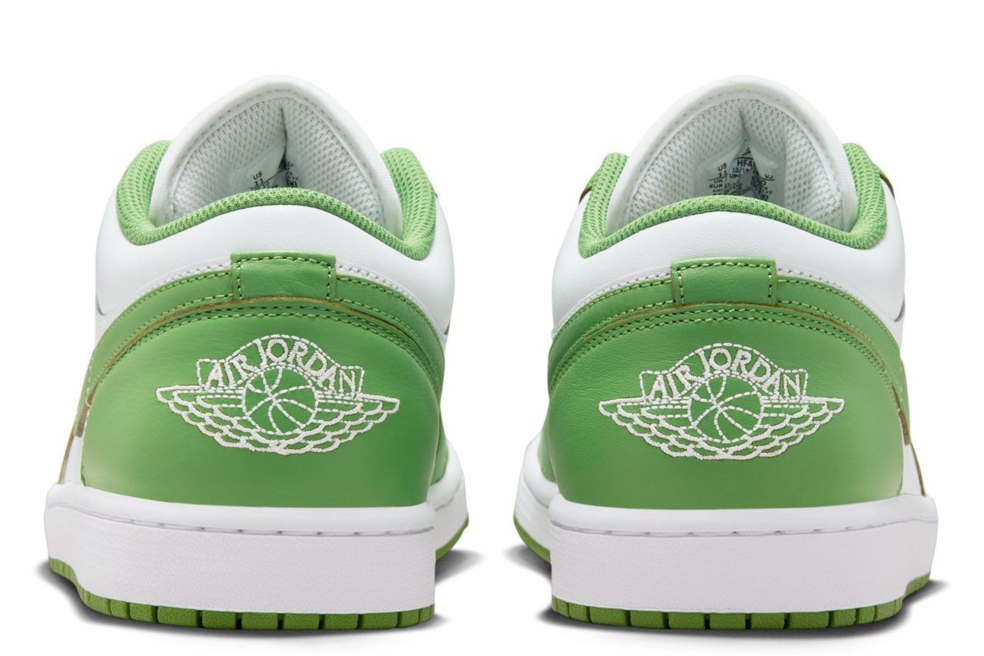Men's Jordan 1 Low SE White/chlorophyll-lightening (hf4823 100) Sneakers - Premium Brand Shoes for Men and Women