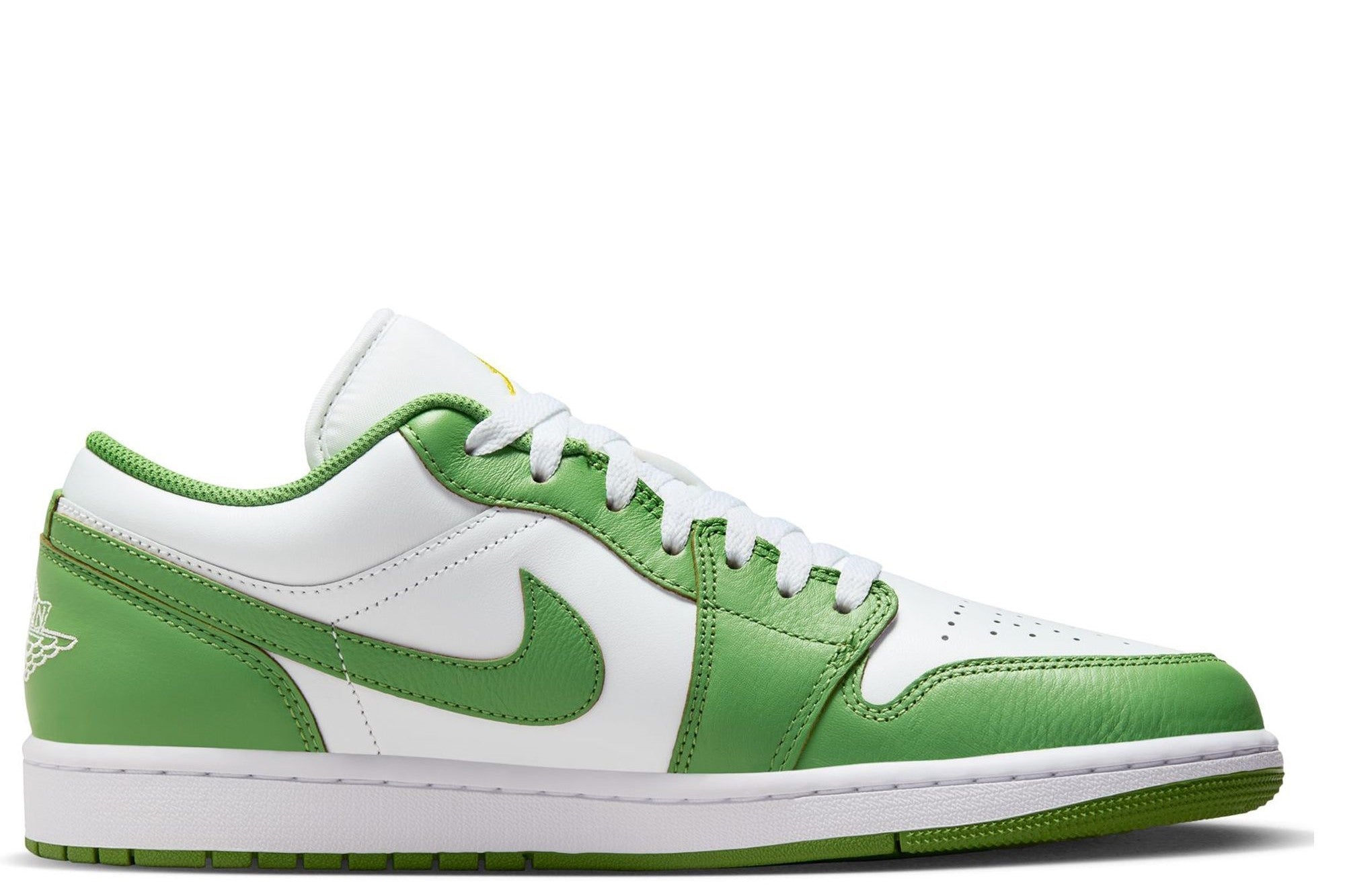 Men's Jordan 1 Low SE White/chlorophyll-lightening (hf4823 100) Sneakers - Premium Brand Shoes for Men and Women