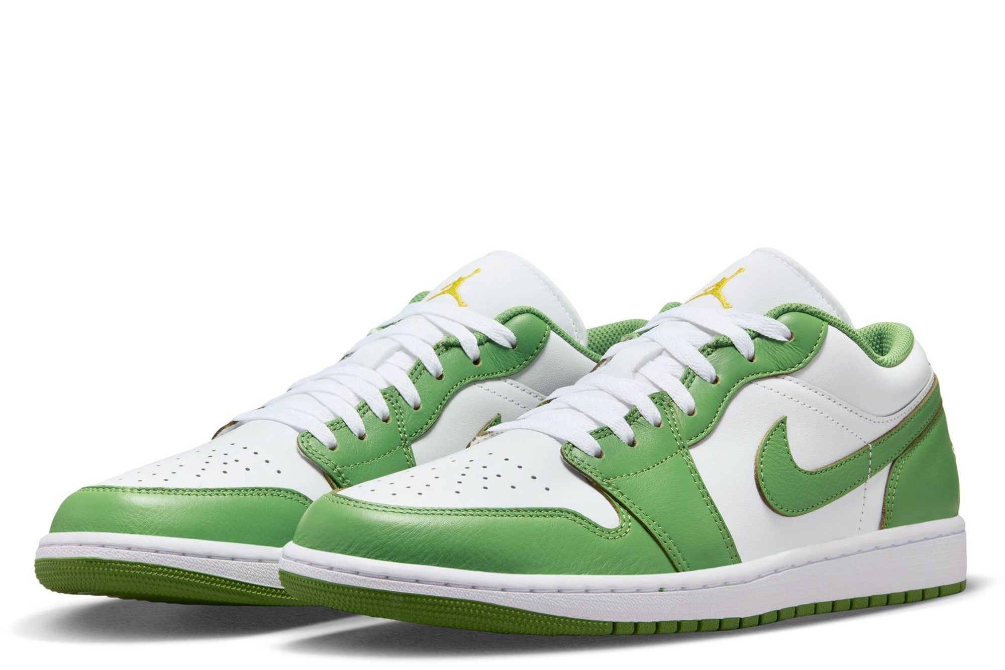 Men's Jordan 1 Low SE White/chlorophyll-lightening (hf4823 100) Sneakers - Premium Brand Shoes for Men and Women