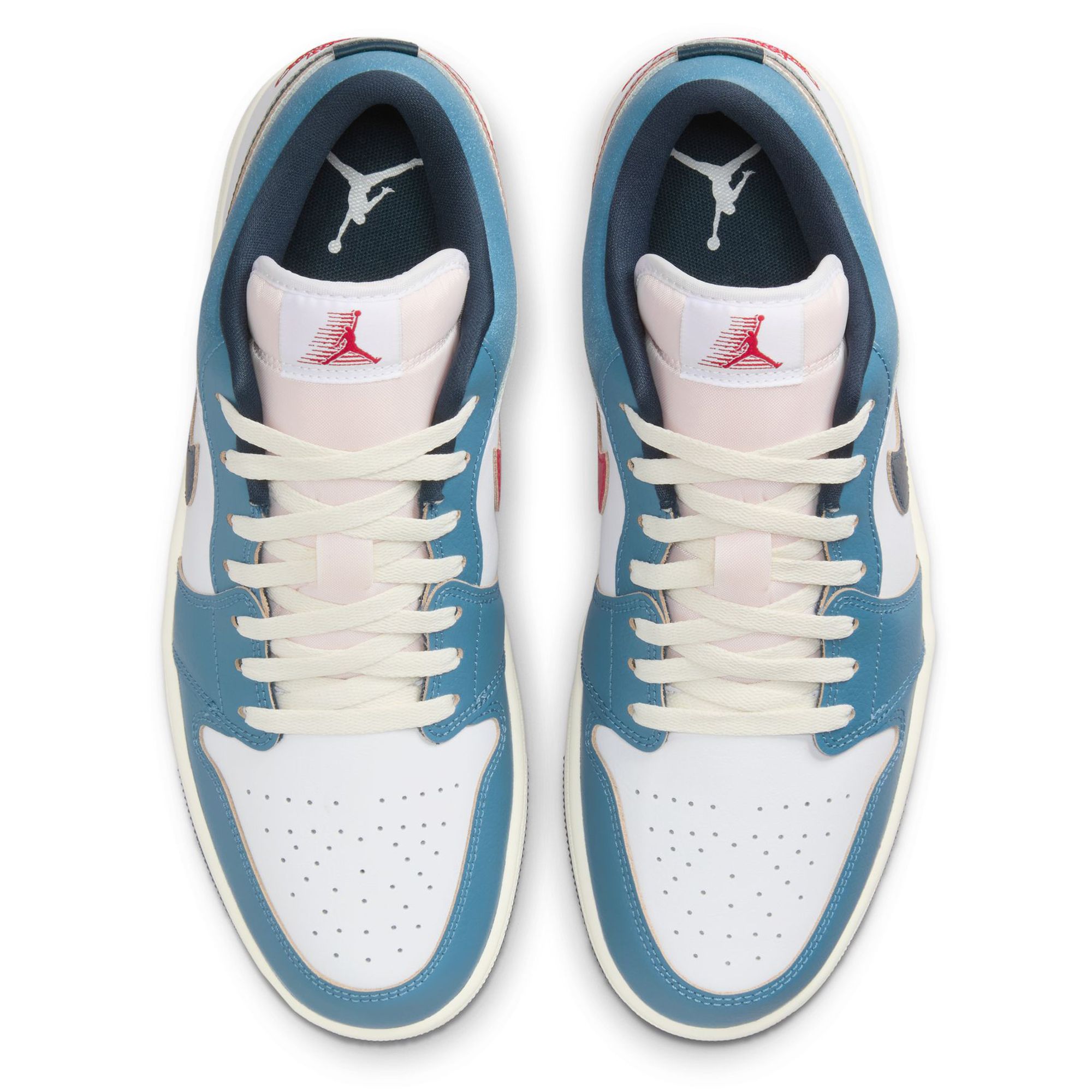 Men's Jordan 1 Low SE "motion" White/armory Navy-aegean Storm (hm3711 144) Sneakers - Premium Brand Shoes for Men and Women