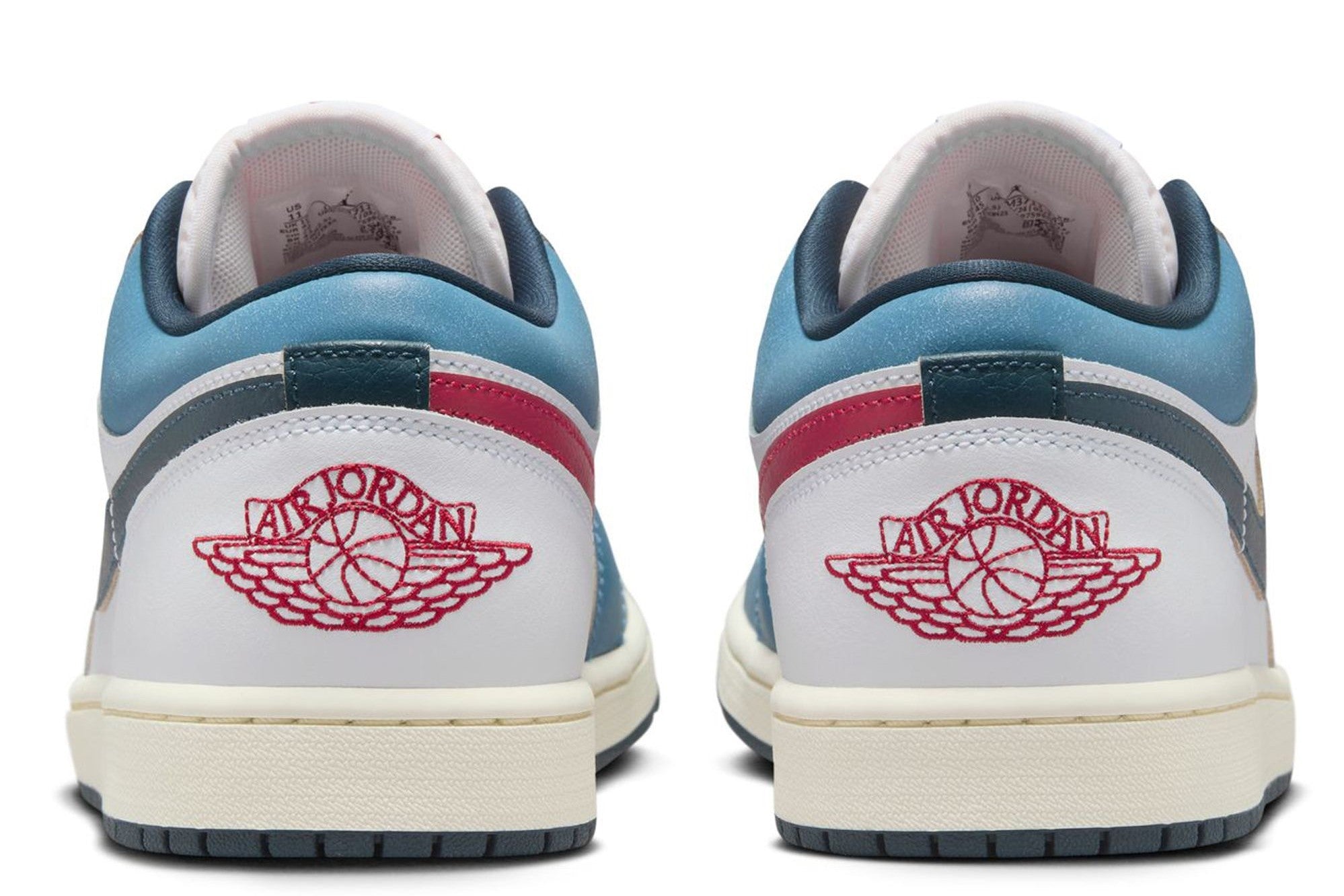 Men's Jordan 1 Low SE "motion" White/armory Navy-aegean Storm (hm3711 144) Sneakers - Premium Brand Shoes for Men and Women