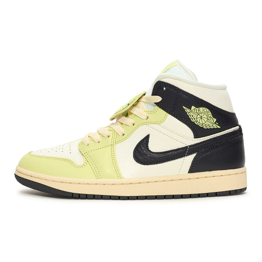 Women's Air Jordan 1 Mid SE Sail/luminous Green-anthracite (hq3008 130) Sneakers - Premium Brand Shoes for Men and Women