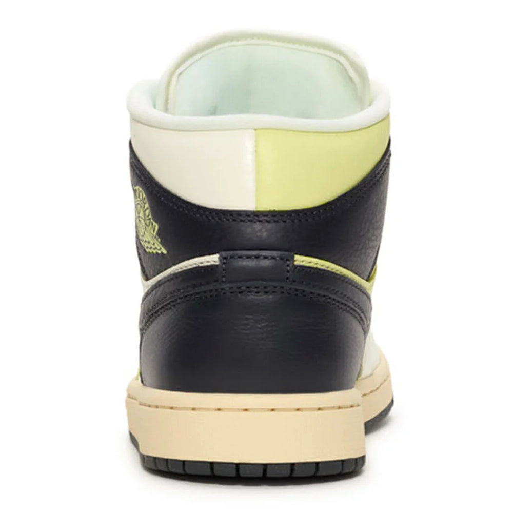 Women's Air Jordan 1 Mid SE Sail/luminous Green-anthracite (hq3008 130) Sneakers - Premium Brand Shoes for Men and Women