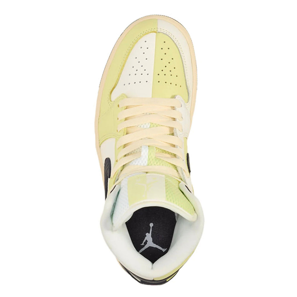 Women's Air Jordan 1 Mid SE Sail/luminous Green-anthracite (hq3008 130) Sneakers - Premium Brand Shoes for Men and Women