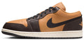 Men's Jordan 1 Low SE Flax/black-baroque Brown (hq3603 201) Sneakers - Premium Brand Shoes for Men and Women