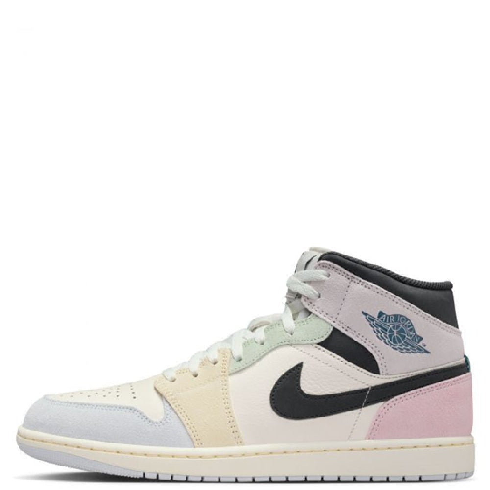 Men's Jordan 1 Mid SE Sail/iced Jade-anthracite (ib7110 100) Sneakers - Premium Brand Shoes for Men and Women