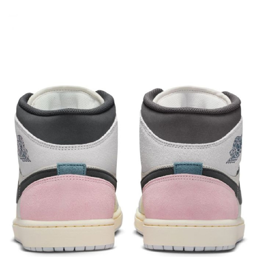 Men's Jordan 1 Mid SE Sail/iced Jade-anthracite (ib7110 100) Sneakers - Premium Brand Shoes for Men and Women
