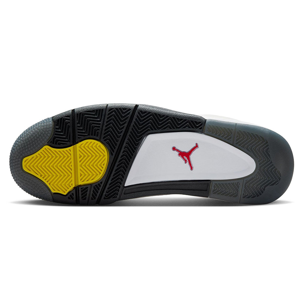 Men's Air Jordan 4 RM PRM White/fire Red-black (ib8052 100) Sneakers - Premium Brand Shoes for Men and Women