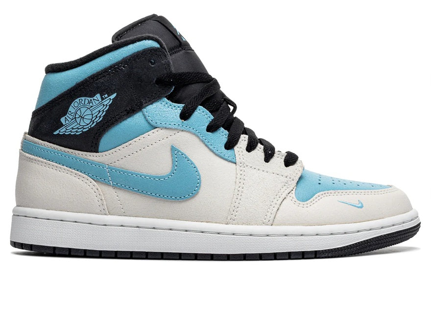Men's Jordan 1 Mid SE Summit White/blue Chill-black (im6567 121) Sneakers - Premium Brand Shoes for Men and Women