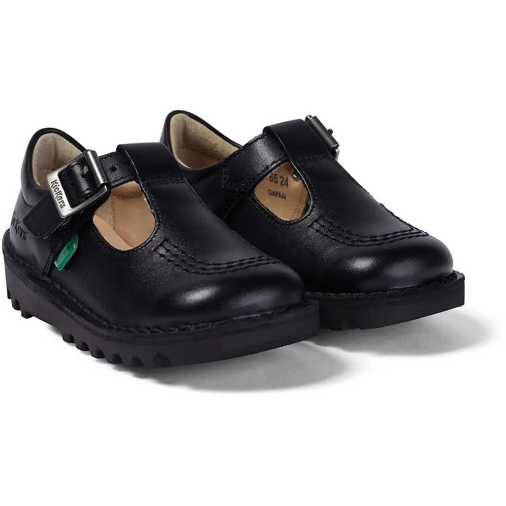 Kickers Kick T-Bar Leather Infant